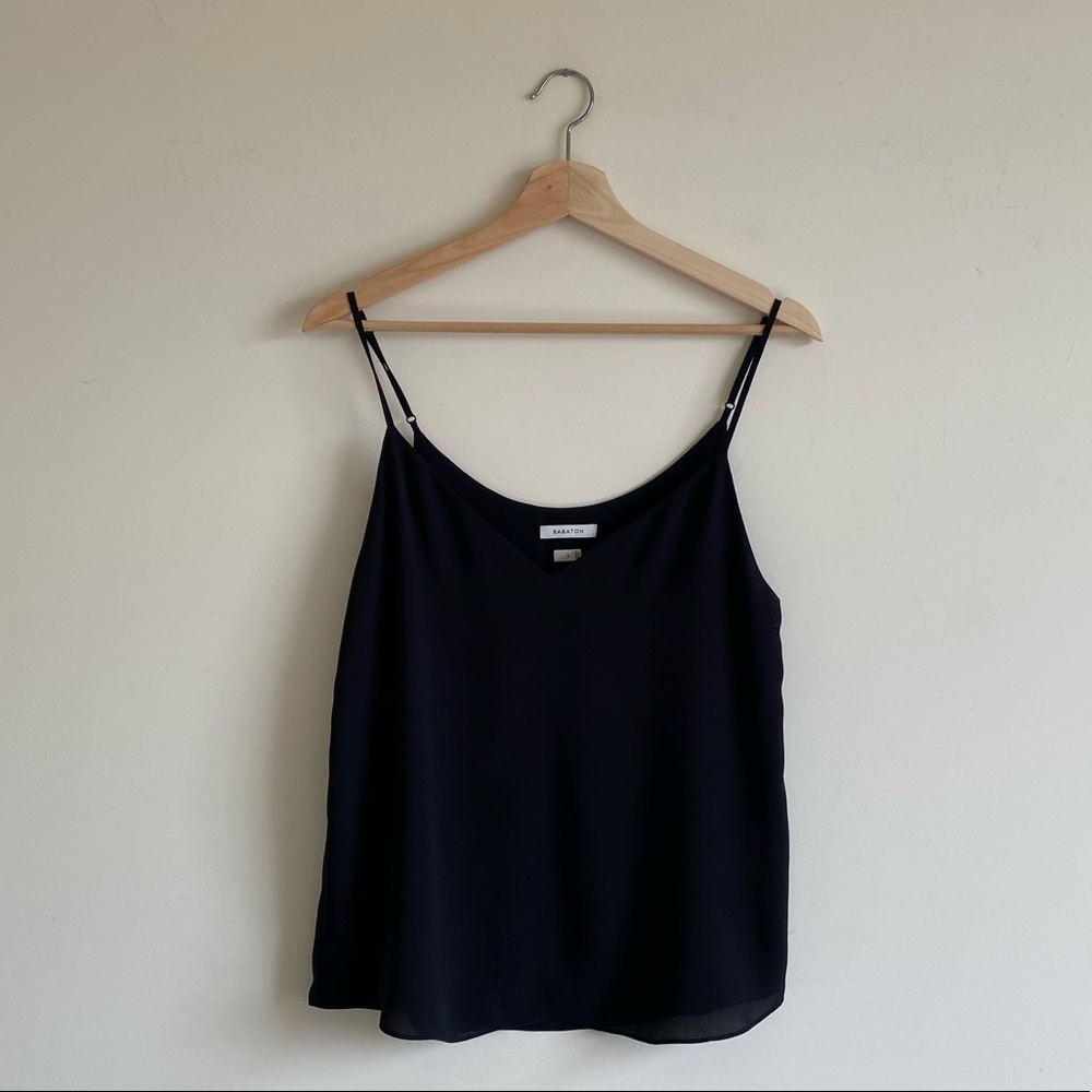 Babaton Black V-Neck Tank Top Camisole